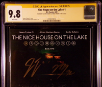 NICE HOUSE ON THE LAKE #1 CGC SS 9.8 X2 TYNION & BUENO HORROR TERROR DC COMICS1