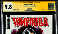 VAMPIRELLA #1 CGC SS 9.8 ORIGINAL ART SKETCH GOTHIC VAMPIRES LILLITH DRACULINA1