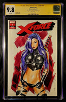 X-FORCE #1 CGC SS 9.8 PSYLOCKE ORIGINAL ART SKETCH X-MEN DOMINO CABLE DEATHLOK2