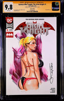 BATMAN WHO LAUGHS GRIM KNIGHT #1 CGC SS 9.8 HARLEY QUINN ORIGINAL ART SKETCH DC0