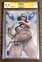 UNNATURAL #12 CGC SS 9.9 KUNKKA LIM EXCLUSIVE SFW VARIANT SEXY PIG GIRL NYMPHO0