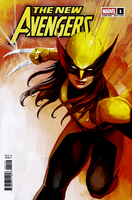 NEW AVENGERS #1 STEPHANIE HANS 1:25 VARIANT NM THUNDERBOLTS WOLVERINE HULK NAMOR0