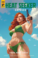 HEAT SEEKER EXPOSED A GUN HONEY SERIES #4 YASMINE VARIANT NM SEXY SPY WAR ACTION0