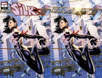SILK #1 JAY ANACLETO EXCLUSIVE VARIANT SET NM SPIDERMAN GWEN MILES MORALES VENOM0