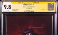VAMPIRELLA VIRGIN BLOODY COVER BY SHANNON MAER SIGNED CGC LOVE BEAUTIFUL GIRL ART