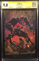 VENOM #3 2ND PRINT VIRGIN VARINT COVER SIGNED BY DONNY CATES CGC SS 9.8 MILES MORALES VIRUS AMAZING SPIDER-MAN #316 HOMAGE