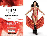 VAMPIRELLA YEAR ONE #1 ROYAL COMIC BOOKS EXCLUSIVE WHITE VIRGIN VARIANT COVER BY GREGORY KRIVAC NM