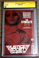 JUSTICE SOCIETY OF AMERICA #1 CGC SS 9.8 SZERDY EXCLUSIVE FOIL VIRGIN VARIANT DC1
