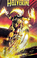 HELLVERINE #1 MARK BAGLEY FOIL VARIANT NM AKIHIRO WOLVERINE GHOST RIDER MEPHISTO0
