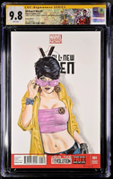 ALL-NEW X-MEN #1 CGC SS 9.8 ORIGINAL ART SKETCH JUBILEE WOLVERINE ROGUE MAGNETO0

