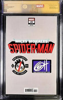 MILES MORALES SPIDER-MAN #25 CGC SS 9.8 GREG HORN EXCLUSIVE VIRGIN VARIANT GWEN1
