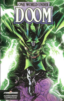 ONE WORLD UNDER DOOM #8 CAPPUCCIO VARIANT NM SPIDER-MAN X-MEN FANTASTIC 4 MARVEL0
