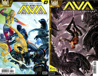 ALIENS VS AVENGERS #4 2-BOOK SET NM SPIDER-MAN WOLVERINE X-MEN MARVEL COMICS0
