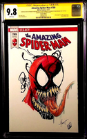 AMAZING SPIDER-MAN 789 CGC SS 9.8 X3 ORIGINAL ART SKETCH VENOM CARNAGE MARY JANE0
