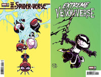 EDGE OF SPIDER-VERSE #1 & EXTREME VENOMVERSE #1 SKOTTIE YOUNG VARIANT SET NM0
