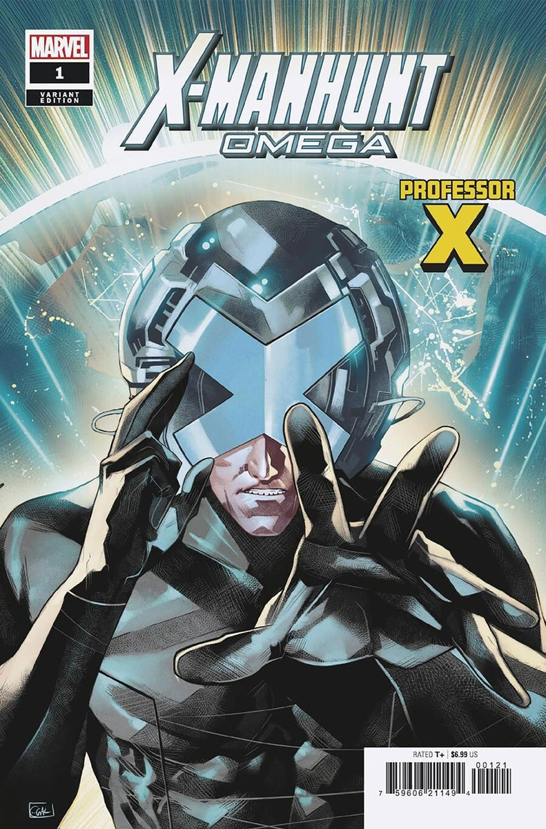 X-MANHUNT OMEGA #1 EDWIN GALMON PROFESSOR X VARIANT NM WOLVERINE PSYLO ...