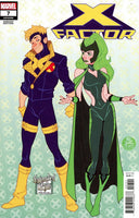 X-FACTOR #7 MARK BROOKS ANIMATED STYLE VARIANT NM POLARIS HAVOK ANGEL DR DOOM0

