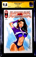 BATMAN VS ROBIN #1 CGC SS 9.8 HUNTRESS ORIGINAL ART SKETCH VARIANT DC COMICS0
