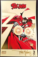 SPAWN ROAD TO 300 EXCLUSIVE GREG CAPULLO PRINT SIGNED TODD MCFARLANE 250 MADE0
