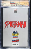 SPIDER-MAN #1 CGC SS 9.8 LEE BERMEJO NYCC EXCLUSIVE VIRGIN VARIANT VENOM CARNAGE3
