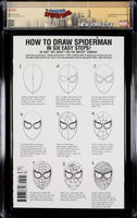 SPECTACULAR SPIDER-MAN #1 CGC SS 9.8 SPIDER-WOMAN ORIGINAL ART SKETCH MARY JANE1
