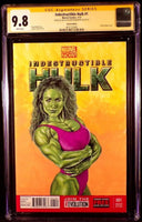 INDESTRUCTIBLE HULK #1 CGC SS 9.8 SHE-HULK ORIGINAL ART SKETCH AVENGERS DISNEY0
