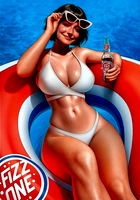 POP KILL #1 WARREN LOUW NYCC EXCLUSIVE VIRGIN VARIANT NM SEXY BIKINI SODA WARS0
