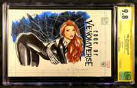 EDGE OF VENOMVERSE #1 CGC SS 9.8 MARY JANE ORIGINAL ART SKETCH SPIDER-MAN VENOM0
