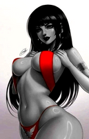 VAMPIRELLA #1 OKAZAKI NYCC EXCLUSIVE VIRGIN VARIANT NM SEXY HORROR GOTHIC TERROR0
