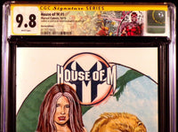 HOUSE OF M #1 CGC SS 9.8 ORIGINAL ART SKETCH SAVAGE ROGUE XMEN WOLVERINE MAGNETO1
