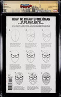 SPECTACULAR SPIDER-MAN #1 CGC SS 9.8 SILK ORIGINAL ART SKETCH BLACK CAT GWEN MJ1
