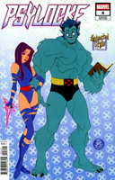 PSYLOCKE #4 MARK BROOKS ANIMATED STYLE VARIANT NM WOLVERINE ROGUE BEAST X-MEN0
