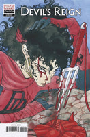 DEVIL'S REIGN OMEGA #1 PEACH MOMOKO VARIANT NM DAREDEVIL ELEKTRA KINGPIN NYC0
