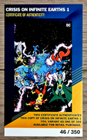 CRISIS ON INFINITE EARTHS #1 EXCLUSIVE NYCC FOIL VARIANT NM SUPERMAN BATMAN DC2
