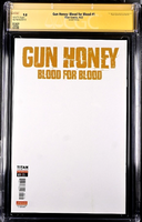GUN HONEY BLOOD FOR BLOOD #1 CGC SS 9.8 ARTGERM SEXY 2ND PRINT VIRGIN VARIANT1
