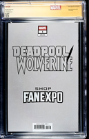 DEADPOOL WOLVERINE #1 CGC SS 9.8 LEE BERMEJO EXCLUSIVE VIRGIN VARIANT X-MEN WAR1
