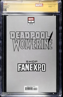 DEADPOOL WOLVERINE #1 CGC SS 9.8 LEE BERMEJO EXCLUSIVE HOMAGE VARIANT X-MEN WAR1
