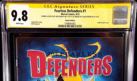FEARLESS DEFENDERS #1 CGC SS 9.8 HUGHES IRON FIST ORIGINAL ART SKETCH VALKYRIE1
