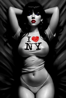 VAMPIRELLA #672 WILL JACK EXCLUSIVE VIRGIN COLOR SPLASH METAL VARIANT I LOVE NY0
