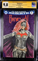 BATWOMAN #1 CGC SS 9.8 ORIGINAL ART SKETCH BATMAN GOTHAM JOKER HARLEY QUINN DC0
