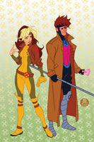 UNCANNY X-MEN #10 MARK BROOKS ANIMATED STYLE 1:50 VIRGIN VARIANT NM GAMBIT ROGUE0
