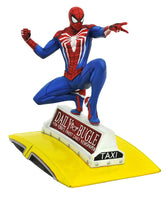 MARVEL GALLERY PS4 SPIDER-MAN ON CAB / TAXI 9" PVC TOY FIGURE STATUE GAMERVERSE1
