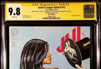 JUSTICE LEAGUE UNITED #12 CGC SS 9.8 ORIGINAL ART SKETCH ZATANNA BATMAN SUPERMAN1
