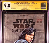 STAR WARS THE FORCE AWAKENS #1 CGC SS 9.8 ORIGINAL ART SKETCH KYLO REN JEDI SITH1
