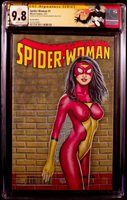 SPIDER-WOMAN #1 CGC SS 9.8 ORIGINAL ART SKETCH JESSICA DREW AVENGERS SPIDER-MAN0
