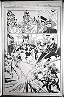 AVENGERS ACADEMY #11 PAGE 5 ORIGINAL PUBLISHED ART IRON MAN GIANT KORVAC THOR0
