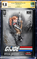 GI JOE #255 CGC SS 9.8 NATALI SANDERS EXCLUSIVE VARIANT SCARLETT DUKE BARONESS0

