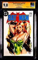 BATMAN #357 CGC SS 9.8 FACSIMILE POISON IVY ORIGINAL ART SKETCH HARLEY QUINN DC0
