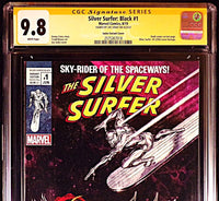 SILVER SURFER BLACK #1 CGC SS 9.8 JUSKO EXCLUSIVE VARIANT THOR THANOS GALACTUS1
