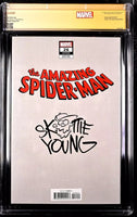AMAZING SPIDER-MAN #26 CGC SS 9.8 SKOTTIE YOUNG EXCLUSIVE VARIANT MS MARVEL DIES1
